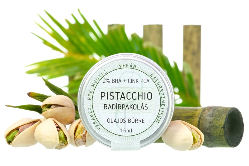 Pistacchio radírpakolás